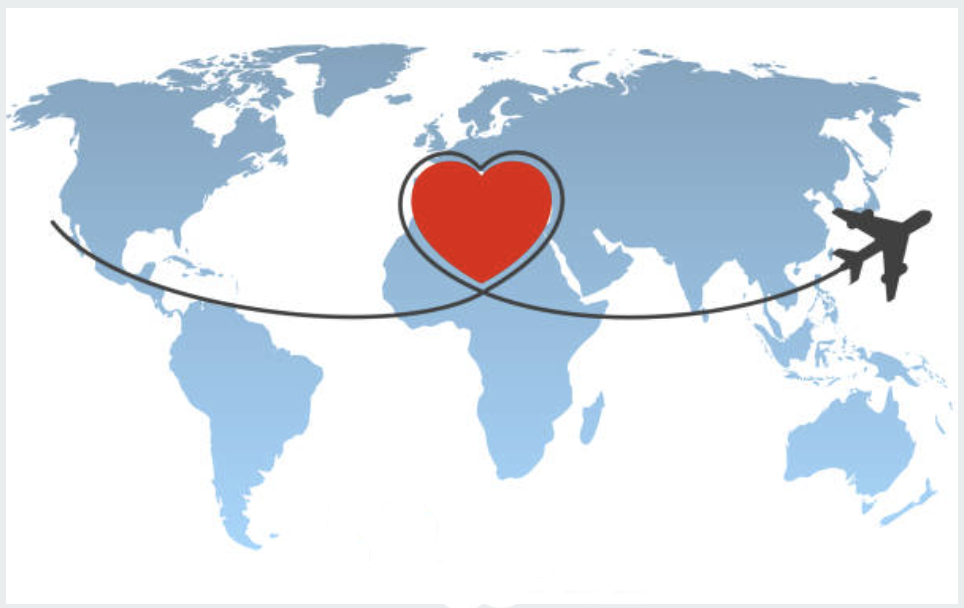 foto mapa con corazón